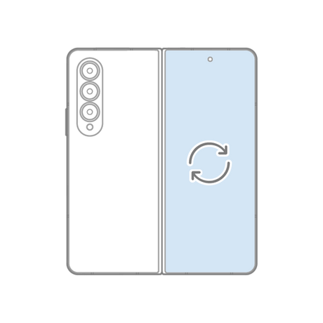 Reparar Samsung Galaxy Z Fold 3 Cambiar pantalla externa