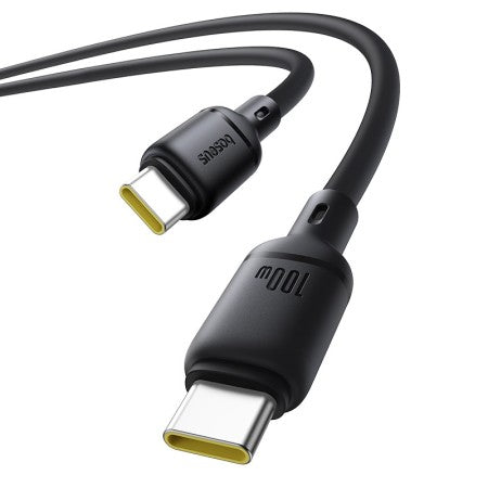 Baseus Silky Cable USB-C a USB-C 100W PD Carga Rápida