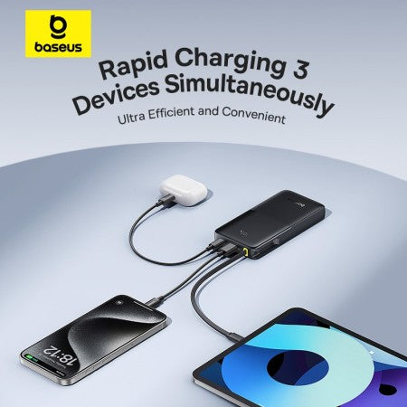Baseus BiPow 2 Power Bank 10000mAh 20W Display + Cable USB-C