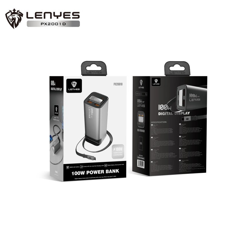 Power Bank Lenyes PX2001D 20.000 mAh 100W