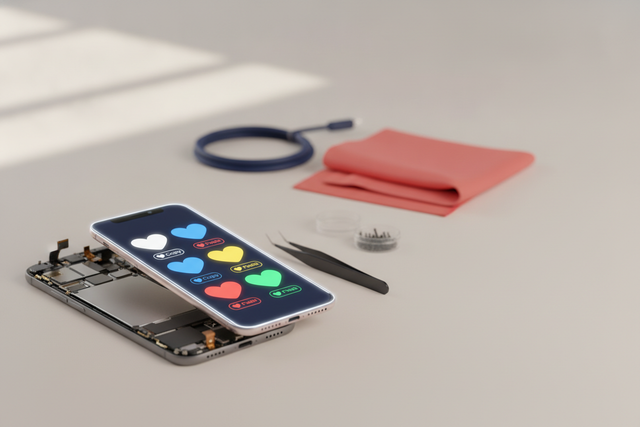 Emojis de iphone copiar y pegar: Corazón blanco, azúl y más