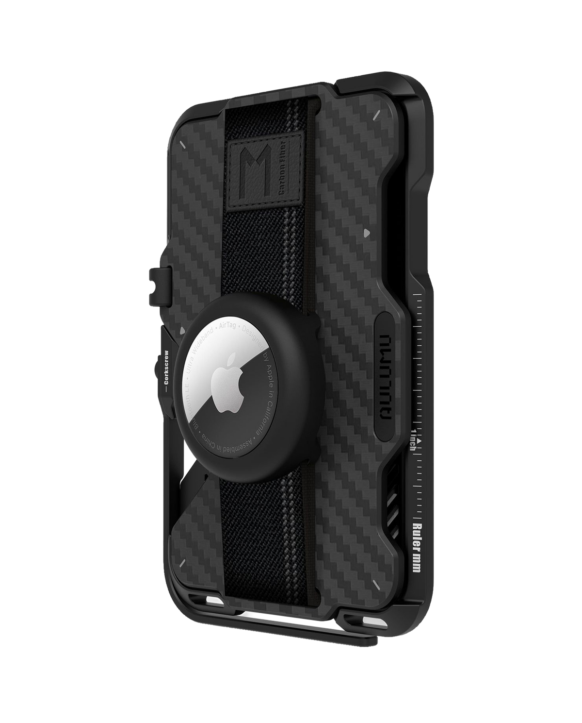 Wallet MagSafe Aulumu G03 Fibra de Carbono