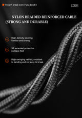 Cable USB-C a USB-C Lenyes LC528TC-TC 60W