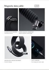 Cable Magnético USB-C Lenyes LC527 60W