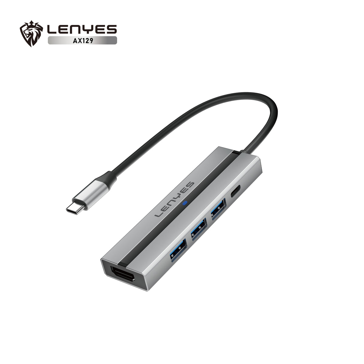 Hub USB-C 5 en 1 Lenyes AX129