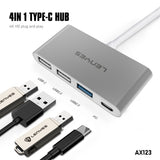 Hub USB-C 4 en 1 Lenyes AX123