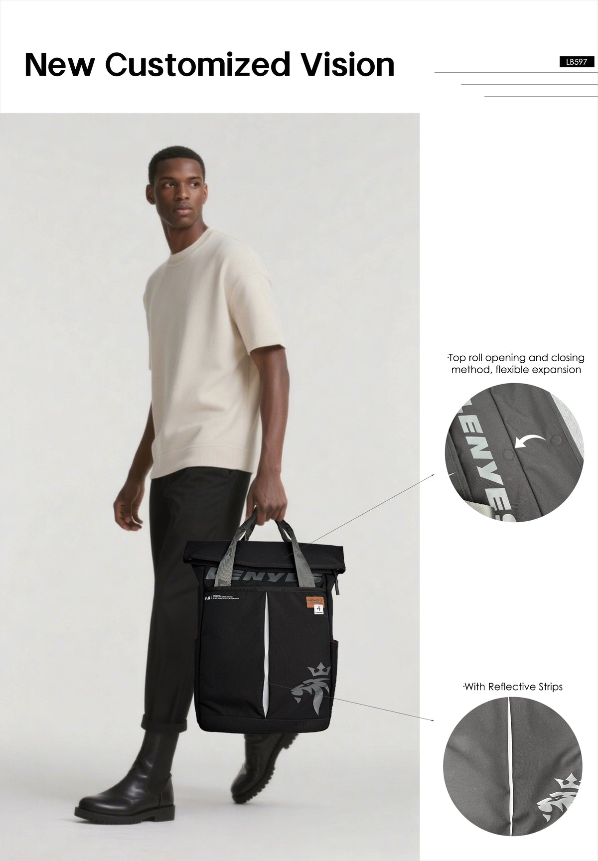 Mochila Lenyes LB597 para portátil