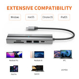 Hub USB-C 6 en 1 Lenyes AX128