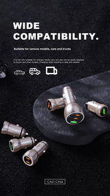 Cargador de Coche Lenyes CA64 95W 3 Puertos USB-C