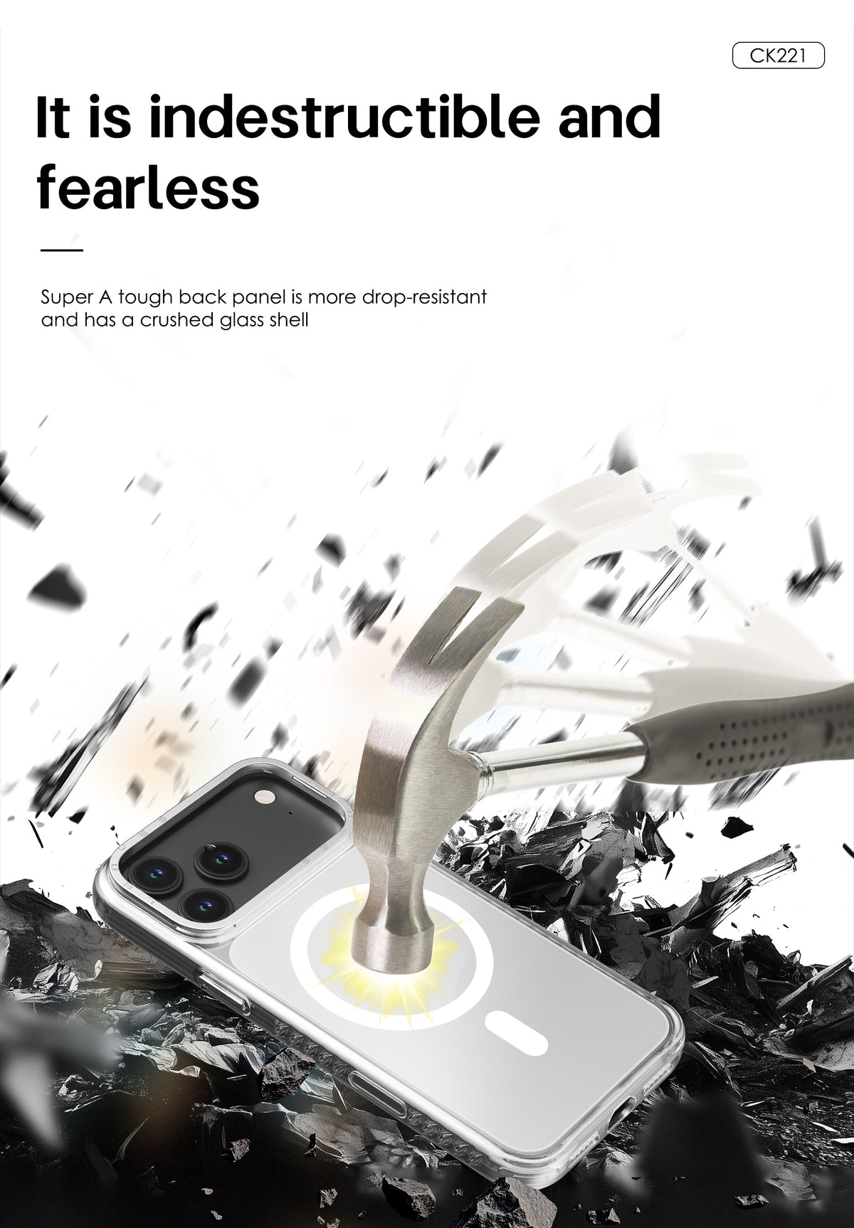 Funda Lenyes CK221 Vanta Guard para iPhone