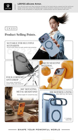 Funda Lenyes CK223 Silicon Armor para iPhone