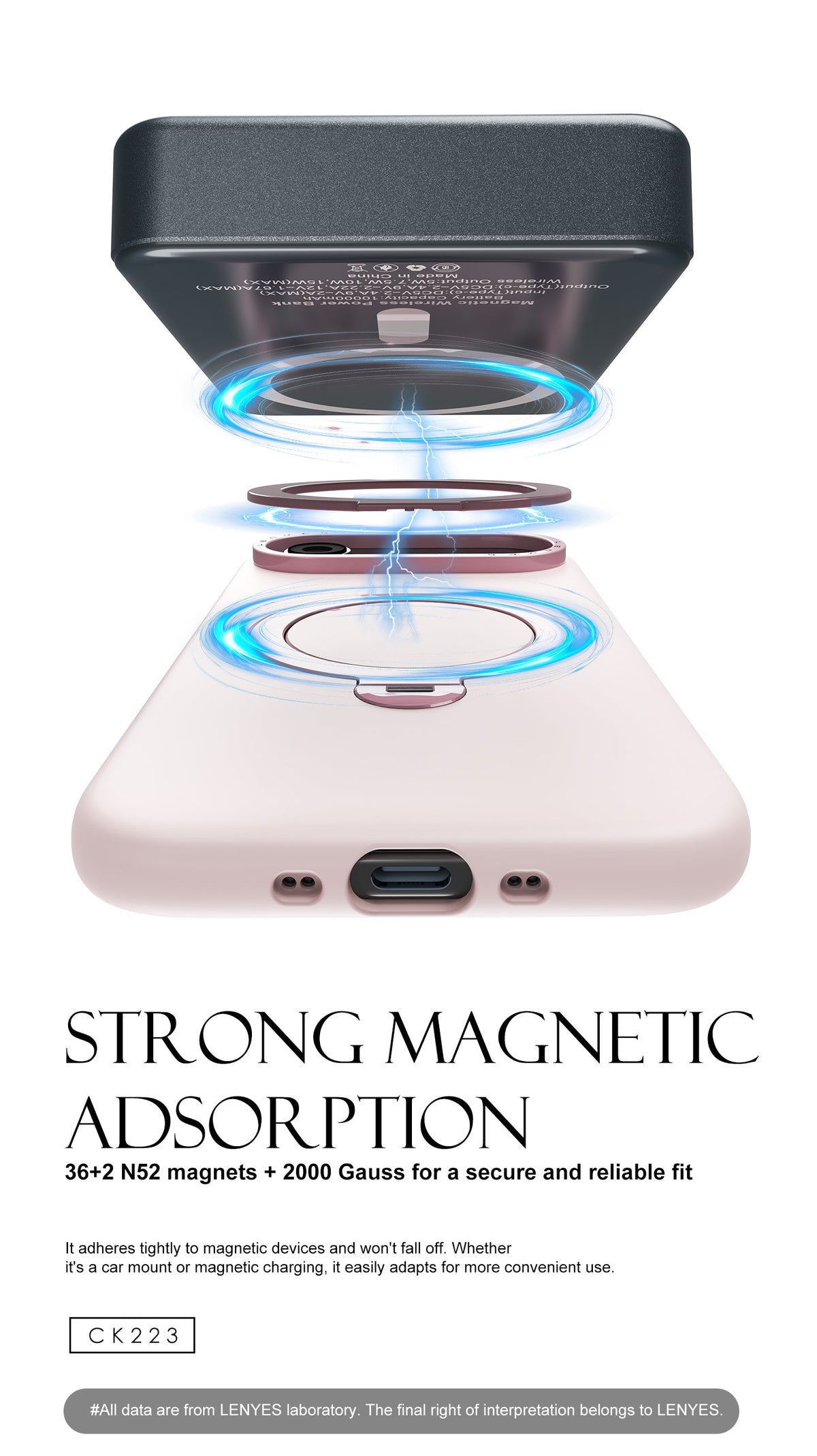 Funda Lenyes CK223 Silicon Armor para iPhone