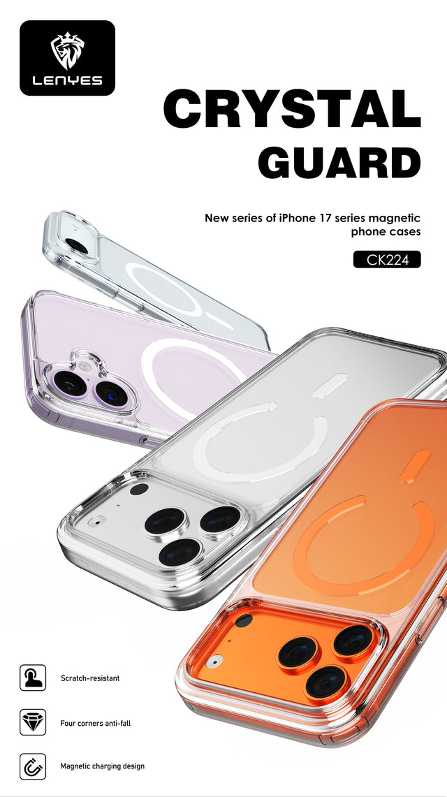 Funda Lenyes CK224 Crystal Guard para iPhone