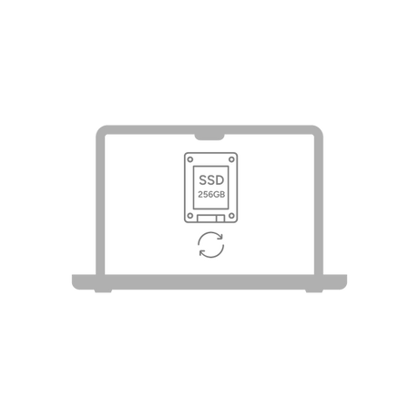 Reparar MacBook Air (13", M1, 2020) A2337 Ampliación memoria SSD 256GB MacBook Air