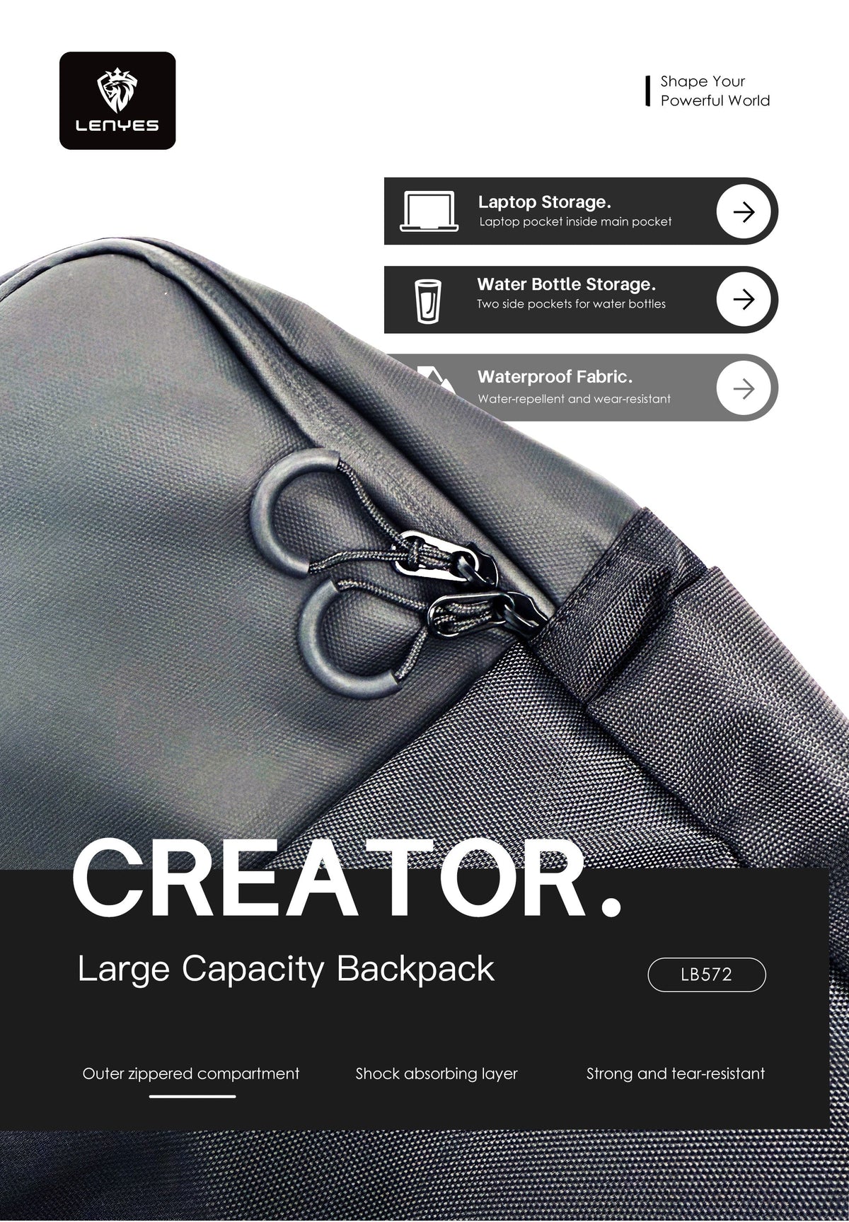 Mochila Lenyes LB572 para portátil