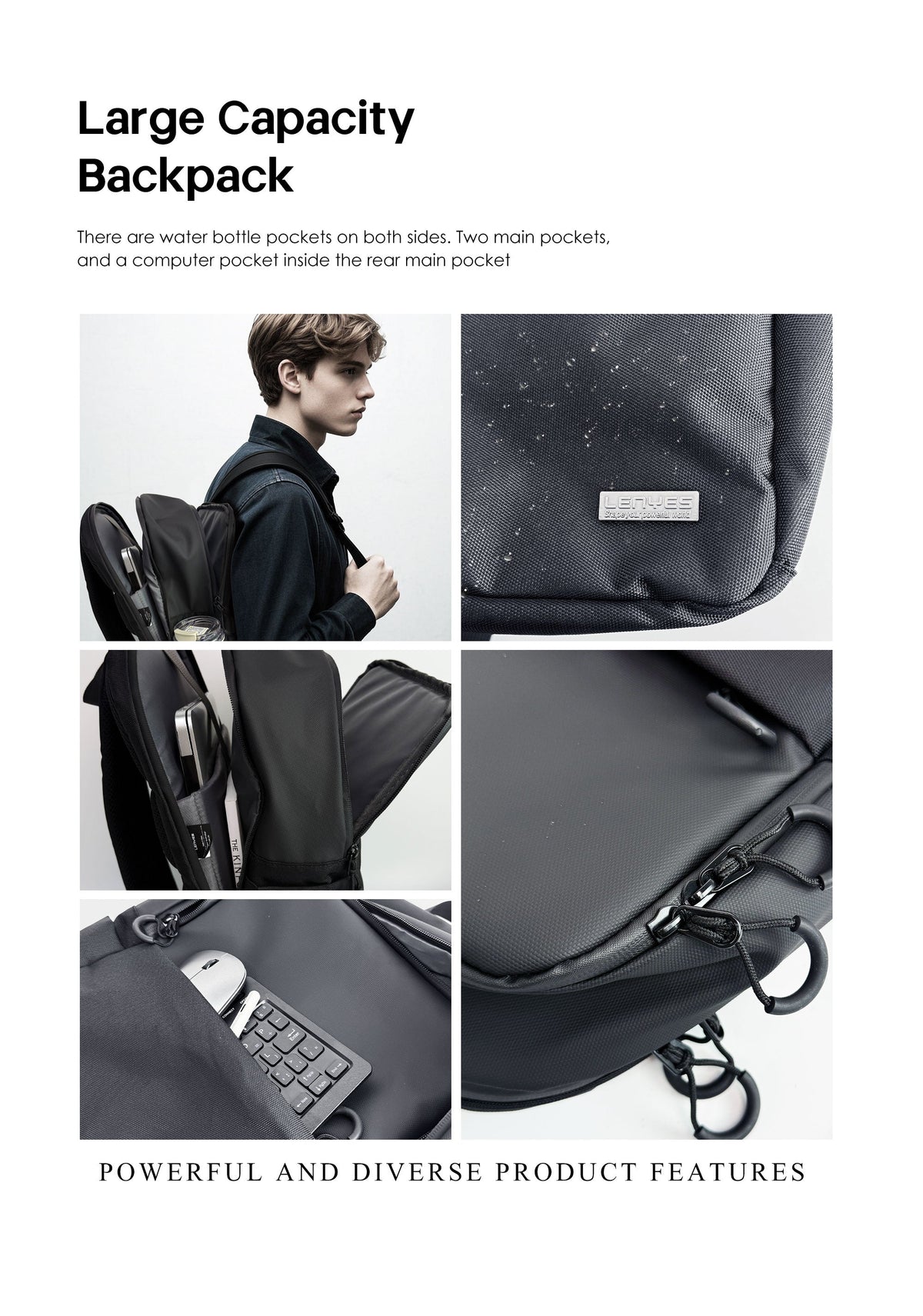 Mochila Lenyes LB572 para portátil