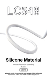 Cable USB-C a Lightning Lenyes LC548 TC-I 27W Silicona