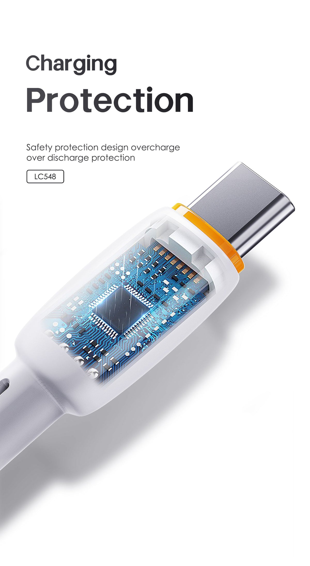 Cable USB-C a Lightning Lenyes LC548 TC-I 27W Silicona