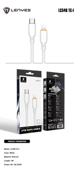 Cable USB-C a Lightning Lenyes LC548 TC-I 27W Silicona