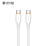 Cable USB-C a USB-C Lenyes LC548 TC-TC 60W Silicona