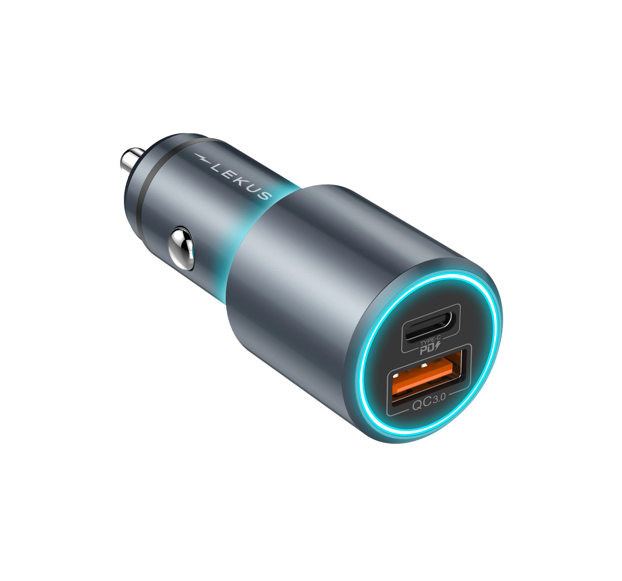 Cargador de Coche (USB-C y USB-A) 53W
