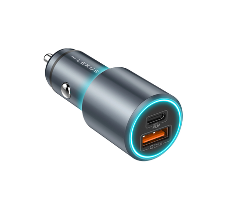 Cargador de Coche (USB-C y USB-A) 53W