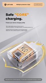 Cargador USB-C 45W Lenyes LCH94 con Cable