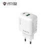 Cargador Dual 30W Lenyes LCH93 USB-C + USB-A