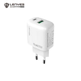 Cargador Dual 30W Lenyes LCH93 USB-C + USB-A