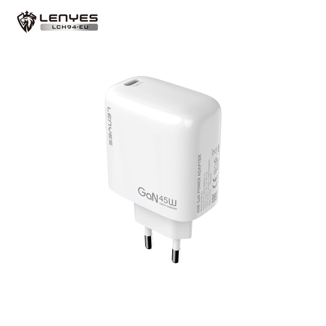 Cargador USB-C 45W Lenyes LCH94 con Cable