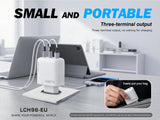 Cargador GaN 65W Lenyes LCH96 3 Puertos USB-C