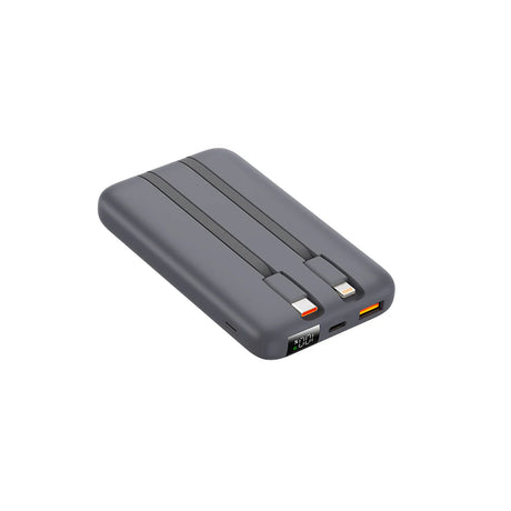 Batería Externa 10000mAh FreeVolt Slim 22.5W Gris