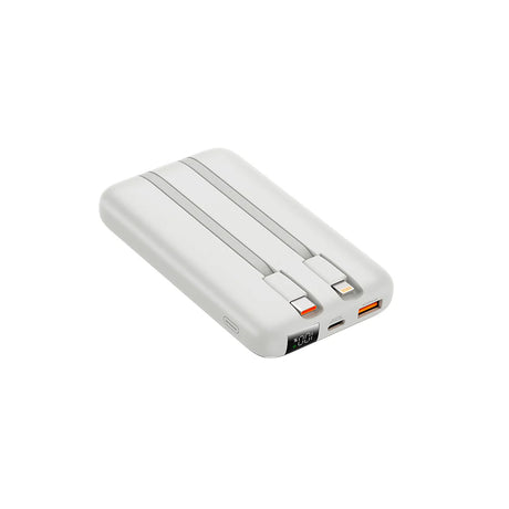 Batería Externa 10000mAh FreeVolt Slim 22.5W Plateado