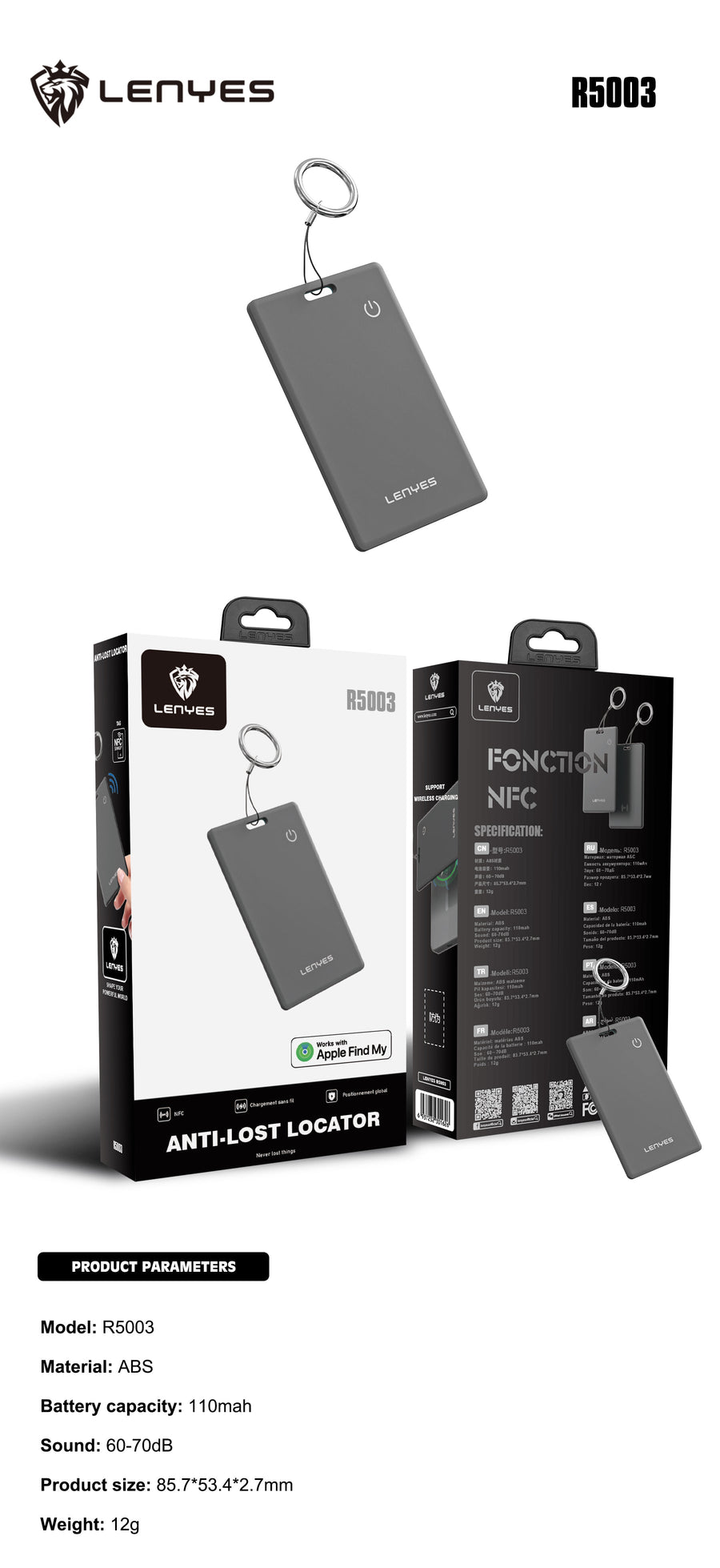 Localizador Tarjeta Lenyes R5003