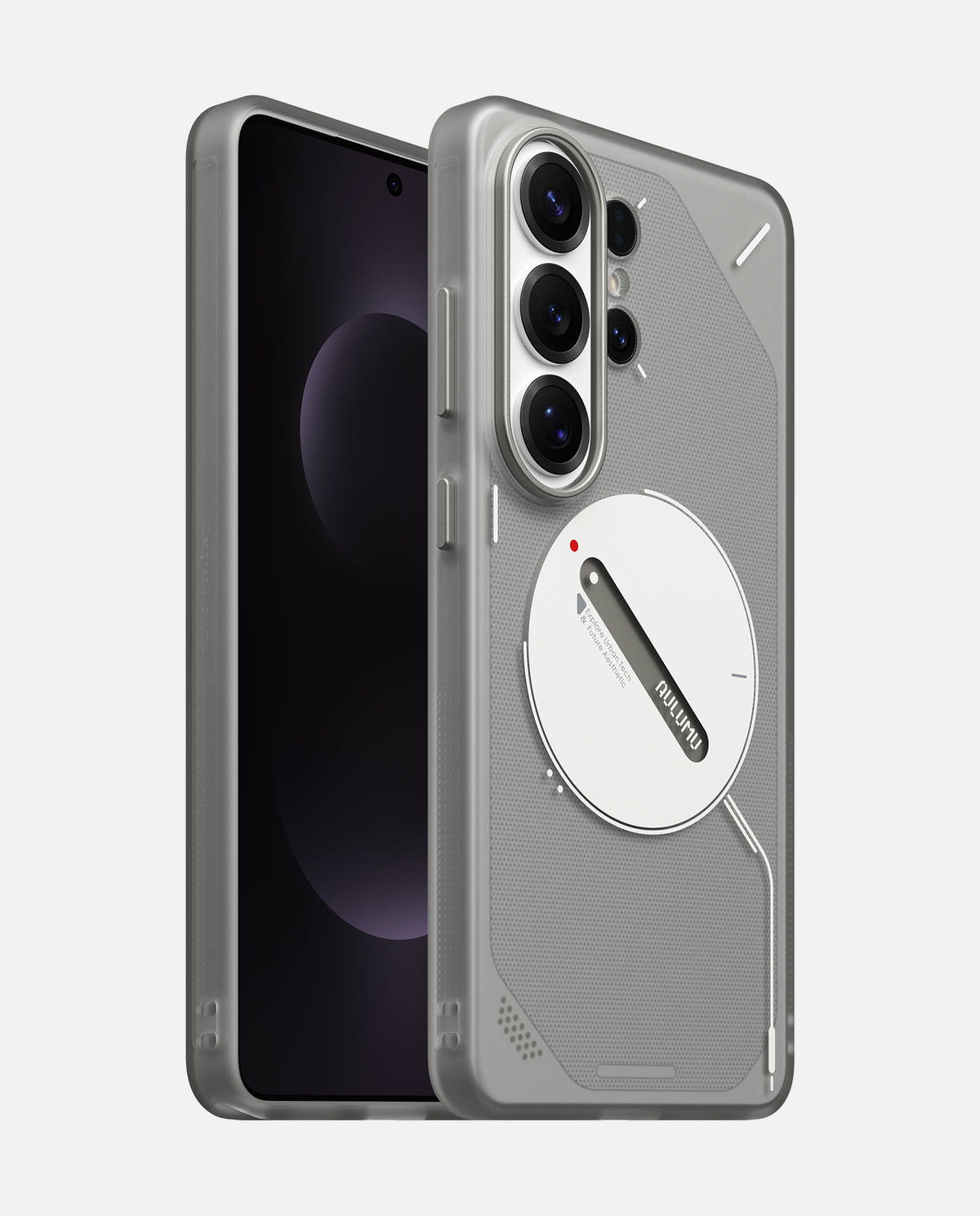 Funda Aulumu S26U Frosted Glow para Galaxy S26 Ultra
