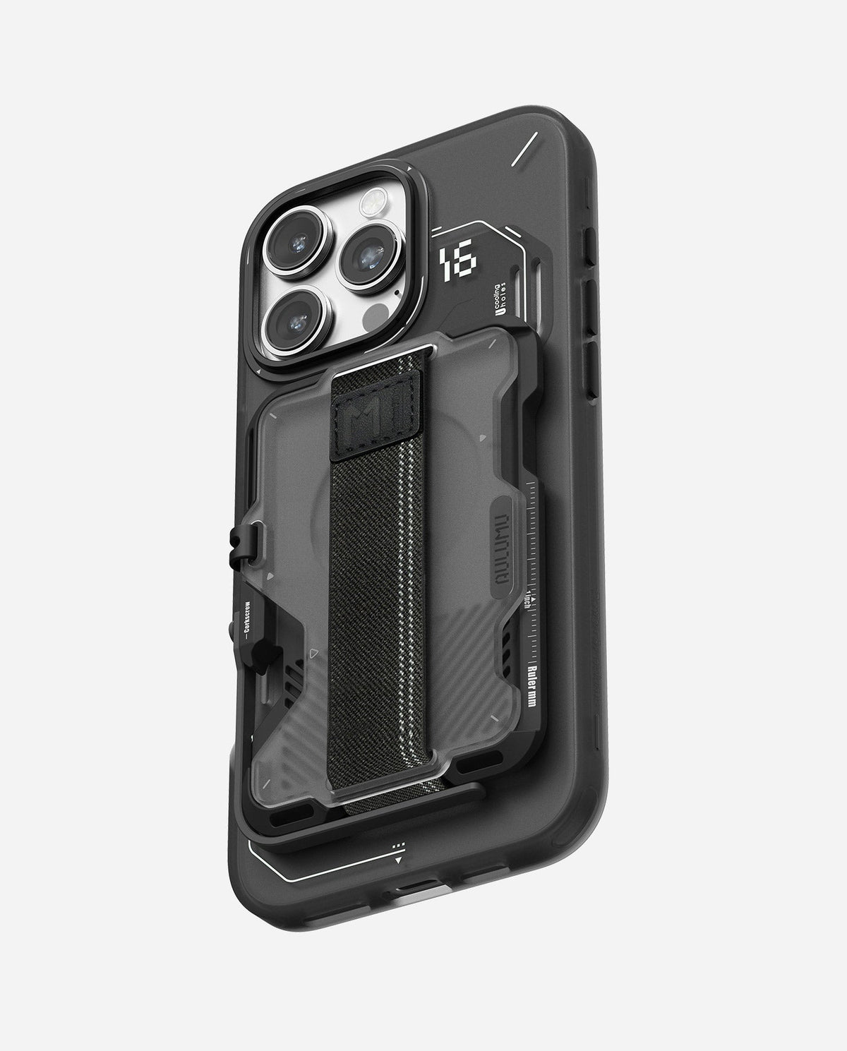 G03 Multi-Tool Wallet MagSafe de Metal y Fibra de Carbono