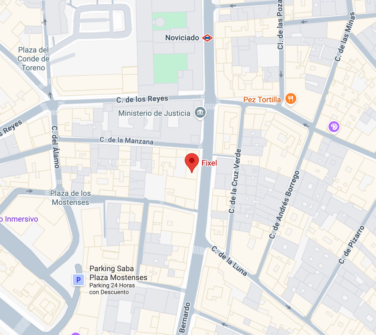 Fixel - Malasaña — mapa