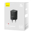 Baseus GaN5 Mini Cargador USB-C 20W PD Negro