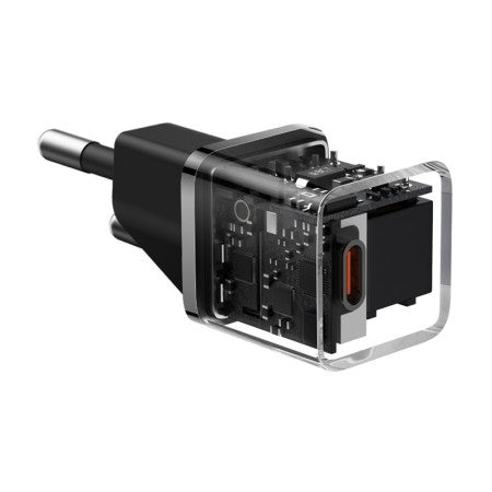 Baseus GaN5 Mini Cargador USB-C 20W PD Negro