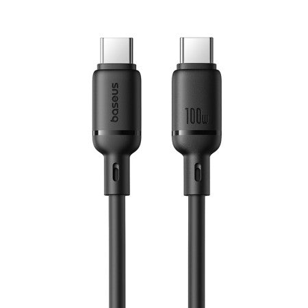 Baseus Silky Cable USB-C a USB-C 100W PD Carga Rápida