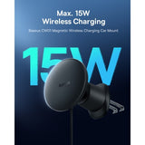 Baseus CW01 Soporte Magnético Coche Carga Inalámbrica 15W