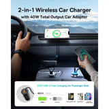 Baseus CW01 Soporte Magnético Coche Carga Inalámbrica 15W