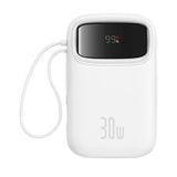 Baseus QPow 2 Power Bank 10000mAh 30W Display Digital Blanco
