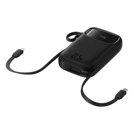 Baseus QPow2 Power Bank 20000mAh 22.5W Cables Integrados Negro