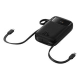 Baseus QPow2 Power Bank 20000mAh 22.5W Cables Integrados Negro