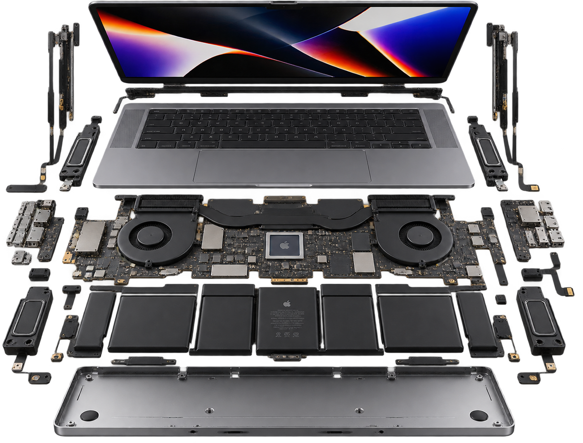 Tu MacBook, reparado.<br>Sin rodeos.