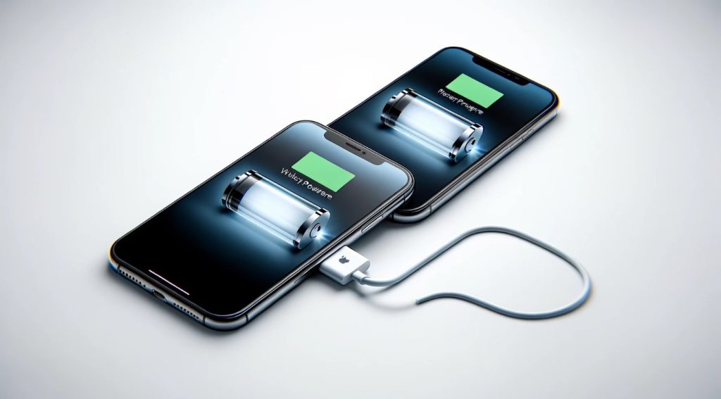 Cómo pasar bateria de iphone a iphone